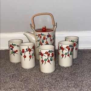 Honey Japanese saki/ tea set